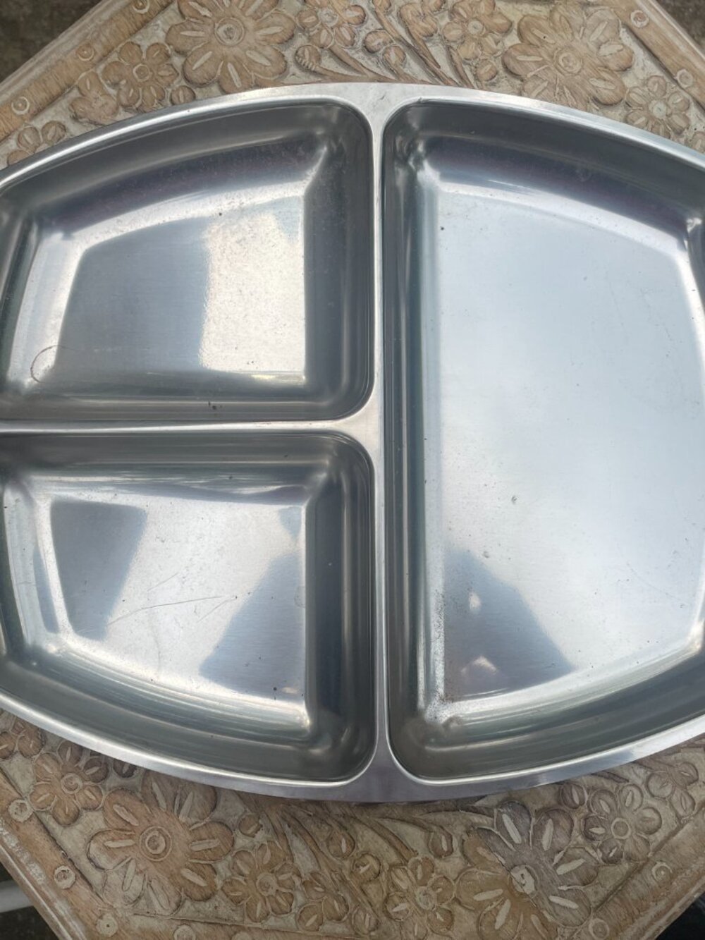 Vintage Danish Stainless Steel Platter